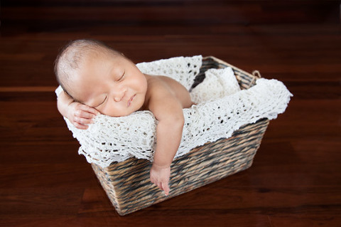 Melbourne Newborn Photographer. Basket