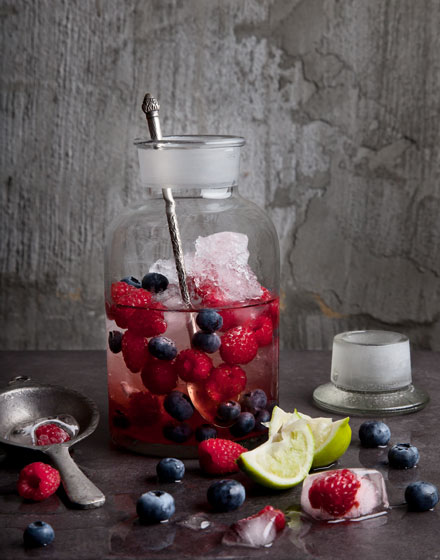 Melbourne Food Photography, Berries summer cocktails