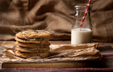 Melbourne Food Photography. Milk and cookies