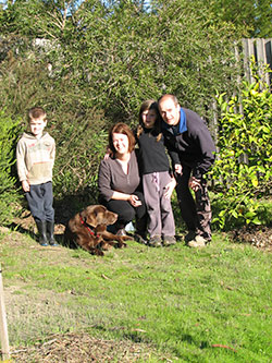 Pet Loss. Chocolate Labrador Importance of Pet Dog Photography Family