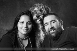 Couples photography Schnoodle poodle schnauzer dog photography studio