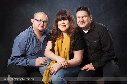 Melbourne Family Photography Studio Family Portraits brothers and sister