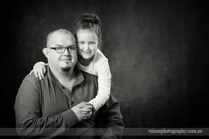Melbourne father holding daughter daughter love relationship portraits black and white photography
