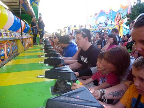 Kids Rides Carnival Frankston festival of Lights. Photography Ideas