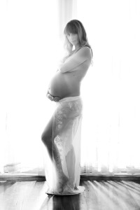 Black and white fine art maternity photographer melbourne Studio Photography