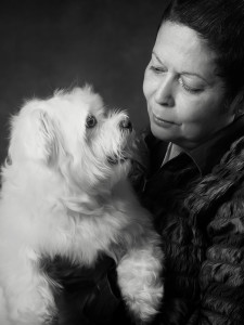 Dog relationship portraits black and white melbourne