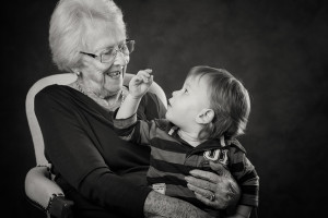 Kids Nanna Grandparents black and white photography melbourne