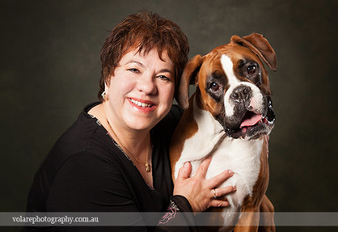 Portrait Photography Dog Pet Photographer Melbourne Lady and Boxer