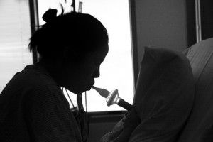 Child Birth Photography Nitrous oxide for pain relief