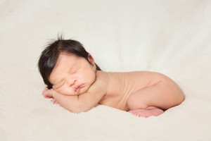 Newborn photography studio melbourne baby boy asleep