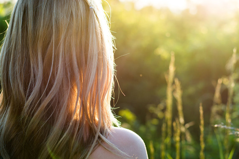 Beautiful Light and woman