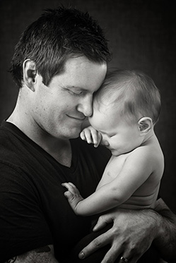 Father and baby child holding each other family photography melbourne