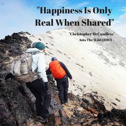 Into The Wild Happiness is Only Real When Shared