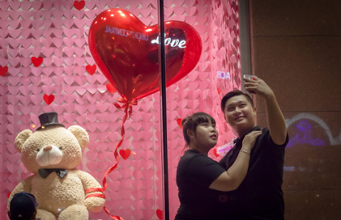 Love Valentines Day 2017 Ho Chi Ming city Saigon Vietname
