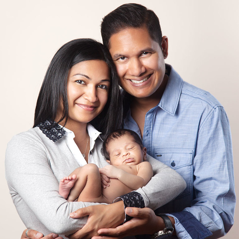 Beautiful mum and dad with newborn Family photography Melbourne