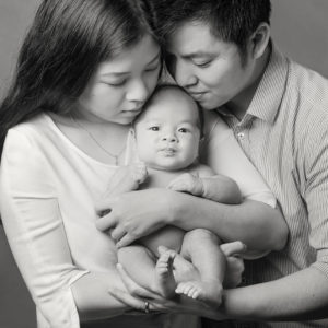 Black and White Baby Photographer Melbourne
