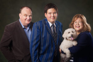 Family portraits in studio Melbourne
