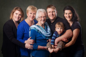 Large family portraits in studio Melbourne