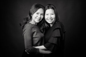 Black and White studio photography Melbourne Mother and daughter