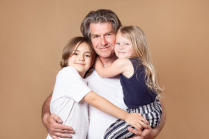 Dad and kids portraits Studio photography Melbourne
