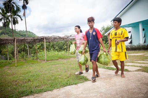 Taking fresh produce to market OGCDC Organic Farm for youths with disabilities