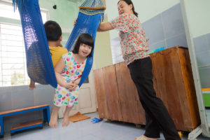 Mental stimulation for children with physical disabilities